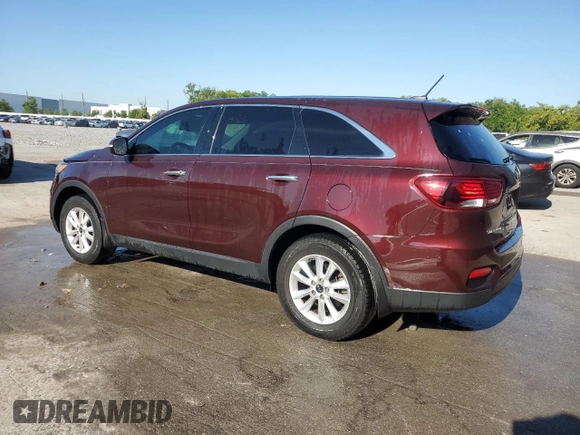 2019 Kia Sorento L with VIN 5XYPG4A38KG517845, listed as a Copart auction lot 50703685 with 46,441 mi miles and Salvage Title. Bid and sale history available at carsss.com. Image 2.