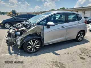 2018 Honda Fit EX with VIN 3HGGK5H8XJM717991, listed as a Copart auction lot 62086665 with 60,763 mi miles and Salvage title. Bid and sale history available at DreamBid. Image 1.