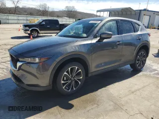 2022 Mazda CX-5 2.5 S Premium Plus Package with VIN JM3KFBEM7N0644981, listed as a Copart auction lot 47228965 with 3,493 mi miles and Salvage Title. Bid and sale history available at carsss.com. Image 1.