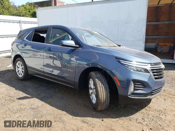2024 Chevrolet Equinox LT with VIN 3GNAXUEG8RL364851, listed as a Copart auction lot 71069054 with Not Provided miles and Salvage Title. Bid and sale history available at DreamBid. Image 4.