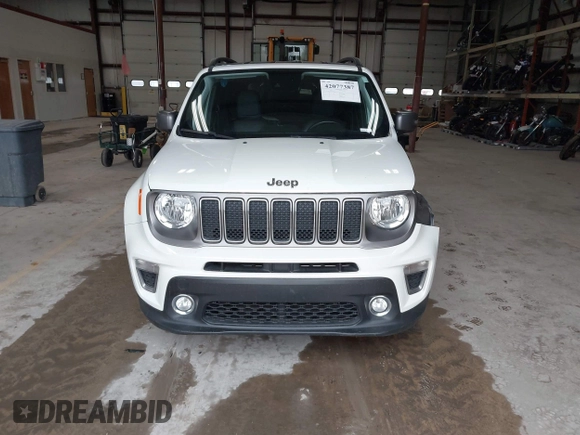 2021 Jeep Renegade Limited with VIN ZACNJDD19MPM21287, listed as a IAAI auction lot 42077387 with 44,208 mi miles and . Bid and sale history available at DreamBid. Image 13.