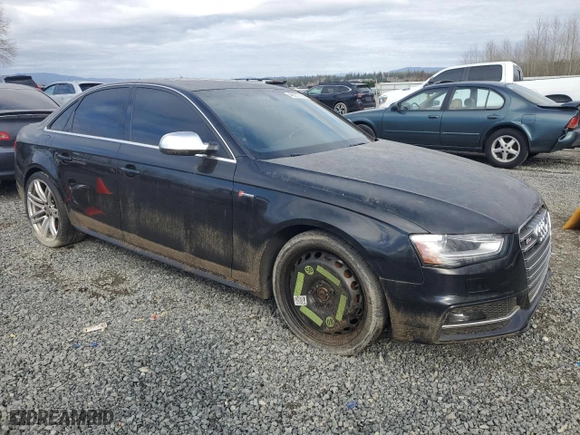 2014 Audi S4 Premium Plus with VIN WAUBGAFL9EA124827, listed as a Copart auction lot 46273735 with 148,042 mi miles and Salvage Title. Bid and sale history available at carsss.com. Image 4.