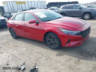 2023 Hyundai Elantra Preferred with VIN KMHLM4AG9PU432587, listed as a IAAI auction lot 41842918 with 35,140 mi miles. Bid and sale history available at carsss.com. Image 1.