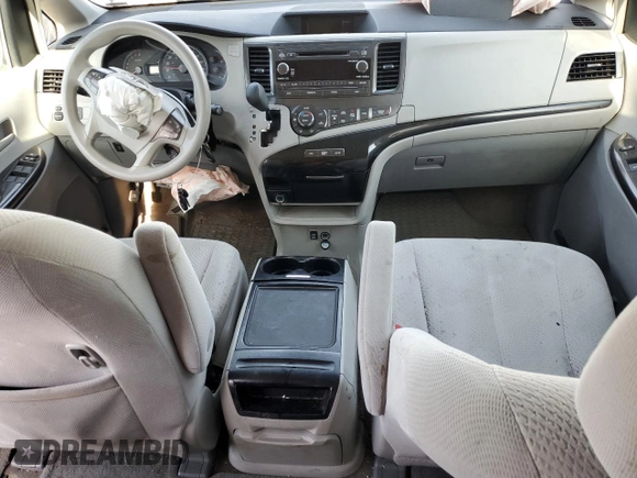 2013 Toyota Sienna LE AAS with VIN 5TDKK3DC8DS285333, listed as a Copart auction lot 54120625 with 136,389 mi miles and Salvage title. Bid and sale history available at DreamBid. Image 8.