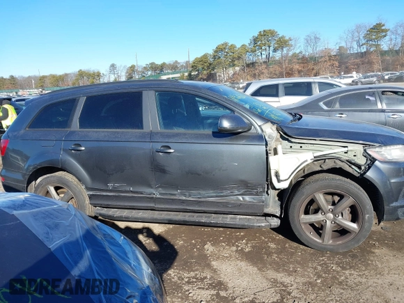 2015 Audi Q7 3.0T S line Prestige with VIN WA1DGAFEXFD001724, listed as a IAAI auction lot 41367612 with 57,066 mi miles. Bid and sale history available at carsss.com. Image 13.