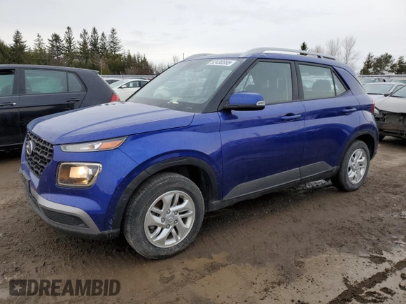2022 Hyundai Venue Limited with VIN KMHRC8A30NU168917, listed as a Copart auction lot 52430555 with 35,553 mi miles and Clean Title. Bid and sale history available at DreamBid. Image 1.