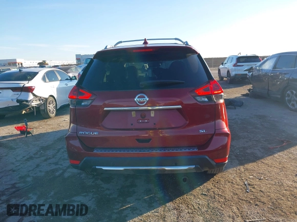 2020 Nissan Rogue SL with VIN 5N1AT2MT3LC740653, listed as a IAAI auction lot 41299399 with 44,599 mi miles. Bid and sale history available at carsss.com. Image 16.