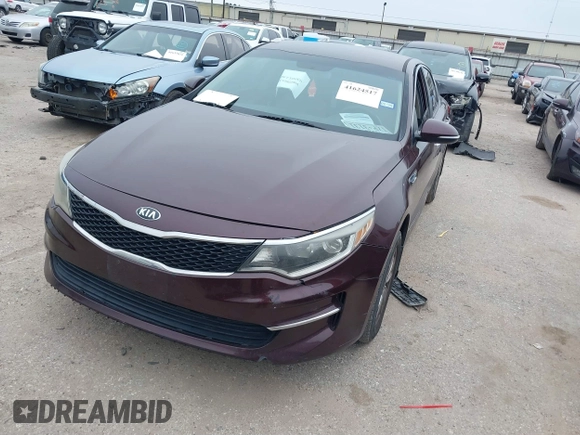 2017 Kia Optima LX with VIN 5XXGT4L37HG164861, listed as a IAAI auction lot 41624517 with 173,356 mi miles. Bid and sale history available at carsss.com. Image 17.