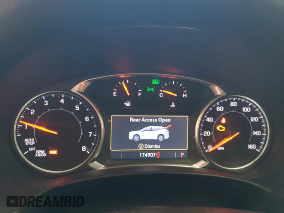 2020 GMC Terrain SLT with VIN 3GKALVEV9LL242360, listed as a Copart auction lot 50248075 with 174,907 mi miles and Clean Title. Bid and sale history available at DreamBid. Image 9.