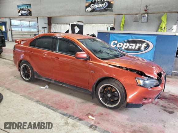 2009 Mitsubishi Lancer with VIN JA3AU86W39U023800, listed as a Copart auction lot 51234585 with 169,917 mi miles and Salvage Title. Bid and sale history available at DreamBid. Image 4.