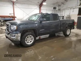 2019 GMC Sierra 1500 Limited SLE with VIN 2GTV2MEC6K1215450, listed as a Copart auction lot 45176465 with 98,546 mi miles and Salvage Title. Bid and sale history available at carsss.com. Image 1.