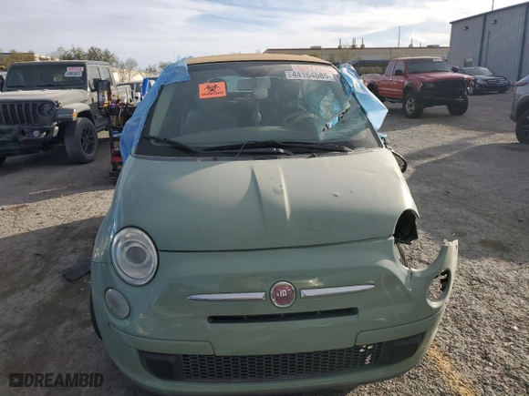 2013 FIAT 500 Pop with VIN 3C3CFFDR7DT554334, listed as a Copart auction lot 44164085 with 77265 miles and Salvage Title. Bid and sale history available at carsss.com. Image 5.