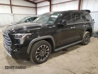 2023 Toyota Sequoia SR5 with VIN 7SVAAABA7PX018189, listed as a Copart auction lot 87248474 with 16,588 mi miles and Salvage Title. Bid and sale history available at carsss.com. Image 1.
