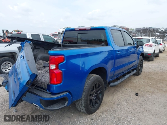 2023 Chevrolet Silverado 1500 RST with VIN 1GCUDEED9PZ188313, listed as a IAAI auction lot 41869940 with 27,342 mi miles and . Bid and sale history available at DreamBid. Image 4.