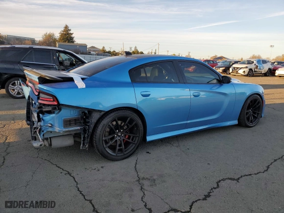 2019 Dodge Charger Scat Pack with VIN 2C3CDXGJ3KH518972, listed as a Copart auction lot 86903054 with 53,018 mi miles and Salvage Title. Bid and sale history available at carsss.com. Image 3.