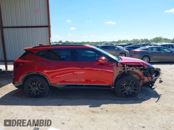 2024 Chevrolet Blazer RS with VIN 3GNKBERS4RS126640, listed as a IAAI auction lot 42227636 with 31,951 mi miles and . Bid and sale history available at DreamBid. Image 13.