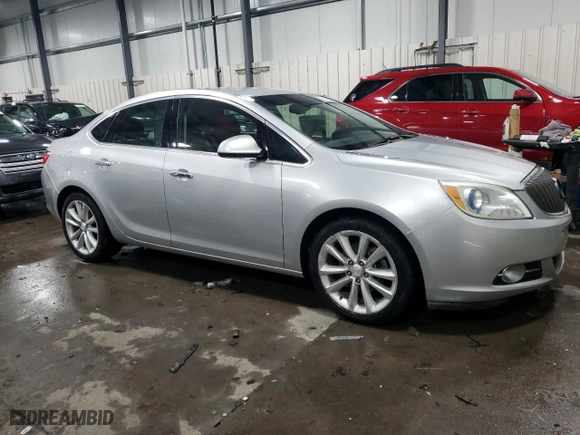 2012 Buick Verano Convenience Group with VIN 1G4PR5SK9C4147927, listed as a Copart auction lot 45144965 with 93,300 mi miles and Salvage Title. Bid and sale history available at carsss.com. Image 4.