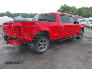 2016 Ford F-150 XLT with VIN 1FTFW1EF5GKE57428, listed as a IAAI auction lot 42314008 with 149,853 mi miles and . Bid and sale history available at DreamBid. Image 4.