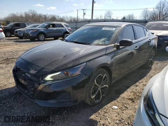 2023 Nissan Altima 2.5 SR with VIN 1N4BL4CW1PN373090, listed as a Copart auction lot 46724545 with 25,438 mi miles and Salvage Title. Bid and sale history available at carsss.com. Image 1.