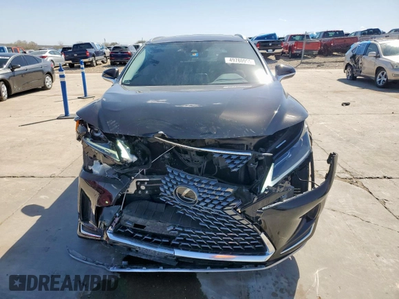 2020 Lexus RX with VIN 2T2HZMAA8LC156865, listed as a Copart auction lot 49780955 with 20,729 mi miles and Salvage Title. Bid and sale history available at carsss.com. Image 5.