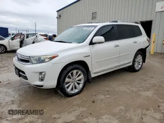 2013 Toyota Highlander Hybrid Limited with VIN JTEDC3EH5D2015141, listed as a Copart auction lot 50908935 with 185,302 mi miles and Salvage Title. Bid and sale history available at carsss.com. Image 1.