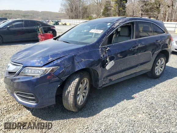 2017 Acura RDX Technology with VIN 5J8TB3H52HL021243, listed as a Copart auction lot 51104625 with 51,863 mi miles and Salvage Title. Bid and sale history available at DreamBid. Image 1.