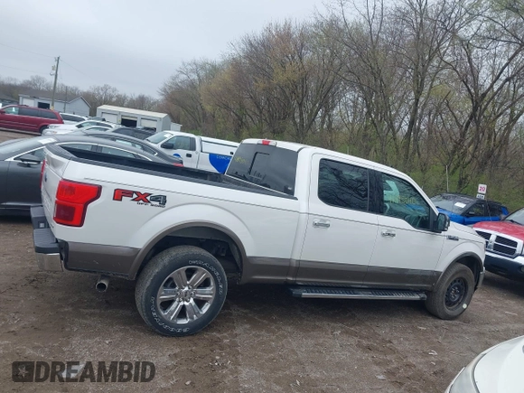 2019 Ford F-150 XL with VIN 1FTFW1E49KFC42215, listed as a IAAI auction lot 41895040 with 85,657 mi miles. Bid and sale history available at carsss.com. Image 13.