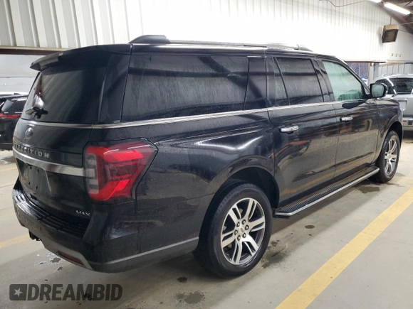 2022 Ford Expedition Max Limited with VIN 1FMJK2ATXNEA66659, listed as a Copart auction lot 80594424 with Not provided miles and Salvage title. Bid and sale history available at DreamBid. Image 3.
