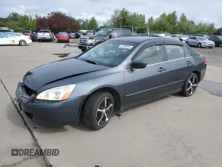 2003 Honda Accord LX with VIN JHMCM56303C018161, listed as a Copart auction lot 57298895 with Not provided miles and Salvage title. Bid and sale history available at DreamBid. Image 1.