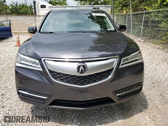 2014 Acura MDX Technology with VIN 5FRYD4H63EB005045, listed as a Copart auction lot 64413825 with 252,632 mi miles and Salvage title. Bid and sale history available at DreamBid. Image 5.