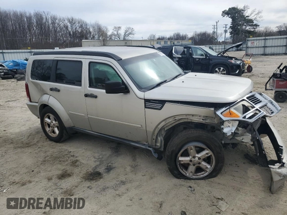 2008 Dodge Nitro SLT with VIN 1D8GU58K68W145480, listed as a Copart auction lot 47824395 with 223,605 mi miles and Salvage Title. Bid and sale history available at DreamBid. Image 4.