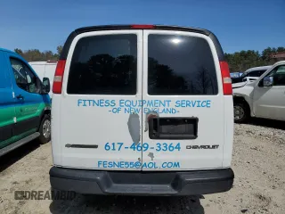 2003 Chevrolet Express Cargo Van with VIN 1GCHG35U031223116, listed as a Copart auction lot 53406665 with 117,243 mi miles and Clean Title. Bid and sale history available at carsss.com. Image 6.