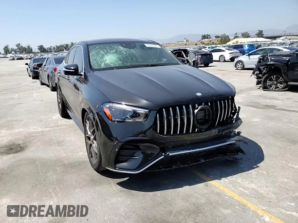 2024 Mercedes-Benz GLE 53 AMG with VIN 4JGFD6BB3RB196433, listed as a Copart auction lot 57479685 with 9,106 mi miles and Salvage title. Bid and sale history available at DreamBid. Image 15.