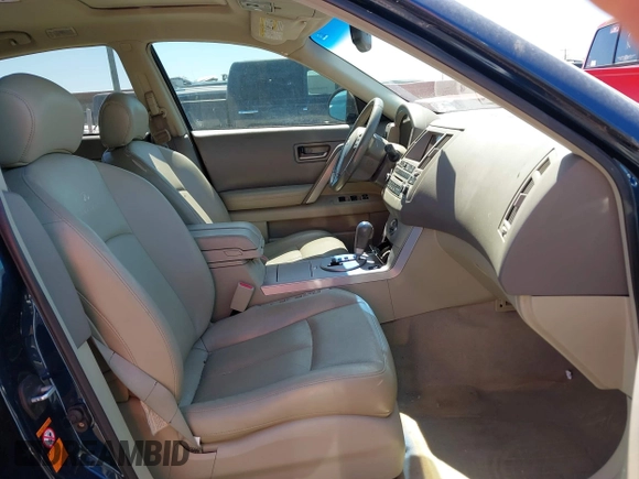 2005 Infiniti FX with VIN JNRAS08U35X101960, listed as a IAAI auction lot 42087971 with 158,766 mi miles and . Bid and sale history available at DreamBid. Image 5.