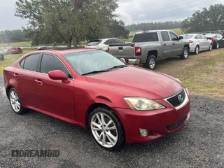 2006 Lexus IS 250 with VIN JTHCK262762007289, listed as a Copart auction lot 82010954 with 106,668 mi miles and Clean Title. Bid and sale history available at DreamBid. Image 1.