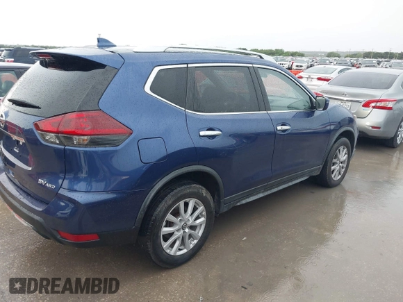 2020 Nissan Rogue S with VIN KNMAT2MV7LP524044, listed as a IAAI auction lot 42119954 with 35,499 mi miles. Bid and sale history available at carsss.com. Image 4.