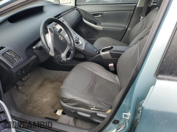 2013 Toyota Prius One with VIN JTDKN3DU1D5638047, listed as a Copart auction lot 50173925 with 0 mi miles and Salvage Title. Bid and sale history available at carsss.com. Image 7.