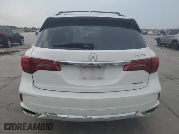 2020 Acura MDX Sport Hybrid w/Advance Pkg with VIN 5J8YD7H75LL000632, listed as a Copart auction lot 66559914 with 83,305 mi miles and Salvage Title. Bid and sale history available at carsss.com. Image 6.
