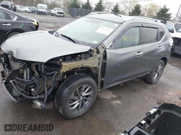 2016 Nissan Rogue SL with VIN 5N1AT2MV9GC769999, listed as a IAAI auction lot 42011030 with 89,193 mi miles and . Bid and sale history available at DreamBid. Image 18.