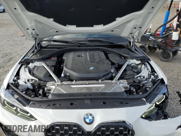 2024 BMW 4 Series M440i with VIN WBA83AP08RCP50776, listed as a Copart auction lot 81346544 with 13,407 mi miles and Salvage Title. Bid and sale history available at carsss.com. Image 11.