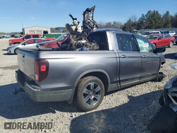 2018 Honda Ridgeline RTL-E with VIN 5FPYK3F70JB012629, listed as a Copart auction lot 47241585 with Not provided miles and Non repairable. Bid and sale history available at DreamBid. Image 3.