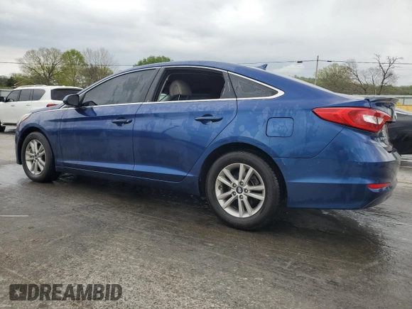 2016 Hyundai Sonata 2.4L with VIN 5NPE24AF4GH339559, listed as a Copart auction lot 52952445 with 135,261 mi miles and Salvage Title. Bid and sale history available at carsss.com. Image 2.