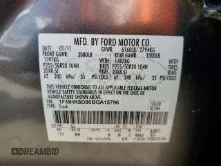 2011 Ford Explorer XLT z VIN 1FMHK8D86BGA15796, wystawiony jako Copart lot #55348385 z przebiegiem 129 505 mil mil oraz Szkoda całkowita • Salvage title. Historia ofert i sprzedaży dostępna na DreamBid. Obrazek 13.