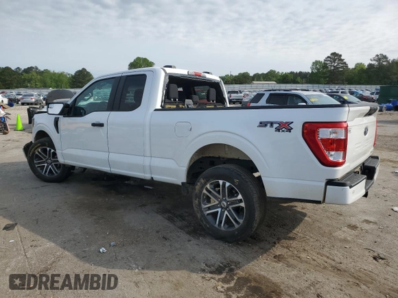 2023 Ford F-150 XL with VIN 1FTEX1EP8PKF69707, listed as a Copart auction lot 53138065 with 18,816 mi miles and Salvage title. Bid and sale history available at DreamBid. Image 2.