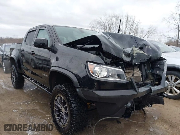 2018 Chevrolet Colorado 4WD ZR2 with VIN 1GCGTEEN9J1173647, listed as a IAAI auction lot 42016015 with 102,041 mi miles. Bid and sale history available at carsss.com. Image 1.