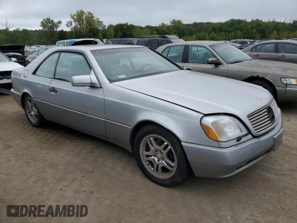 1995 Mercedes-Benz S with VIN WDBGA70E7SA255224, listed as a Copart auction lot 70539574 with 197,990 mi miles and Salvage Title. Bid and sale history available at DreamBid. Image 4.