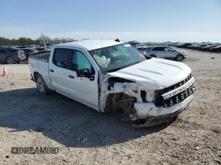 2022 Chevrolet Silverado 1500 Custom with VIN 1GCPWBEK0NZ140135, listed as a Copart auction lot 50816375 with 85,815 mi miles and Salvage Title. Bid and sale history available at DreamBid. Image 4.