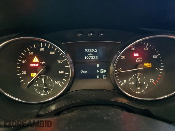 2006 Mercedes-Benz R 3.5L with VIN 4JGCB65E06A024604, listed as a Copart auction lot 78058994 with 197,533 mi miles and Salvage Title. Bid and sale history available at DreamBid. Image 9.