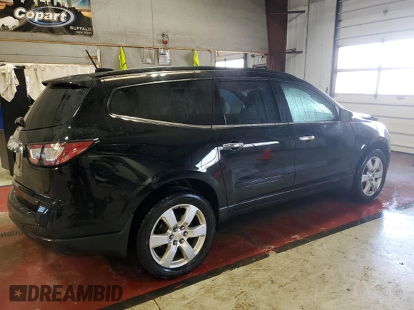 2017 Chevrolet Traverse LT with VIN 1GNKRGKD0HJ349177, listed as a Copart auction lot 50377335 with 72,994 mi miles and Salvage Title. Bid and sale history available at DreamBid. Image 3.