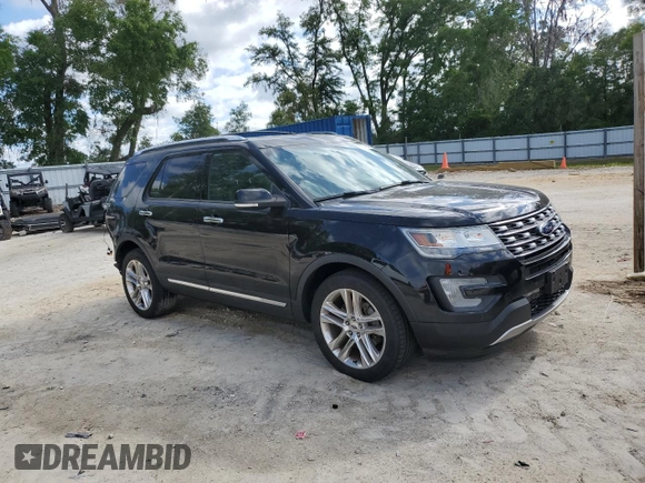 2016 Ford Explorer Limited with VIN 1FM5K8FH5GGC39505, listed as a Copart auction lot 50137955 with 54,884 mi miles and Salvage Title. Bid and sale history available at carsss.com. Image 4.